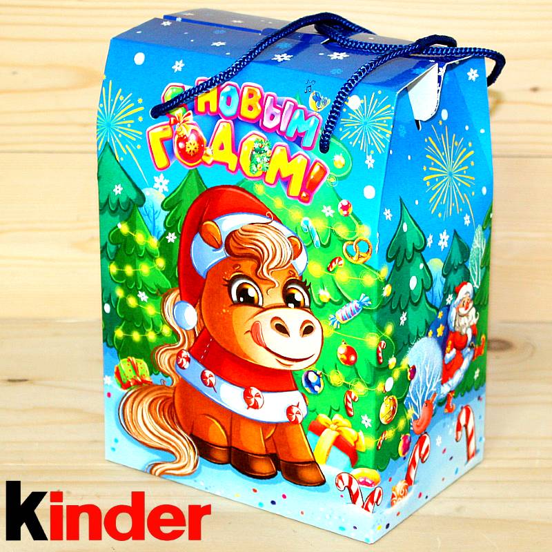 Подарок от Киндер со сладостями на Новый Год 2026 в Селятино