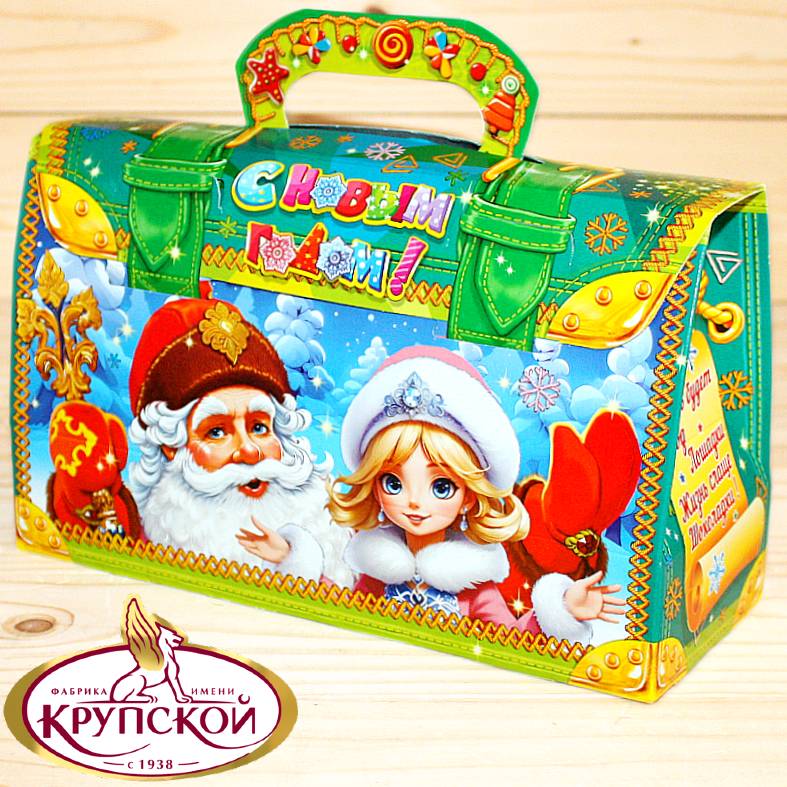 Сладкий новогодний подарок от фабрики Крупская в Селятино